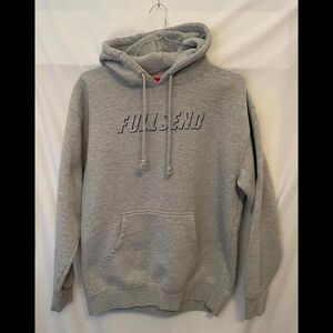 Nelk Boys FULL SEND Gray Sweatshirt Hoodie Men's Size Large